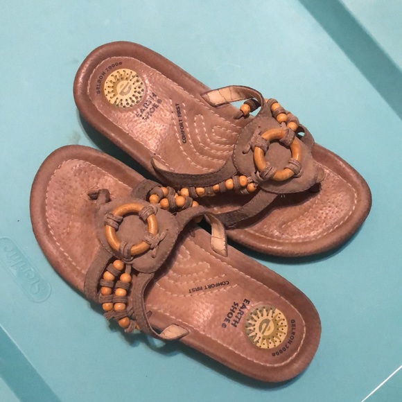 Earth Shoes leather sandals - Picture 1 of 7